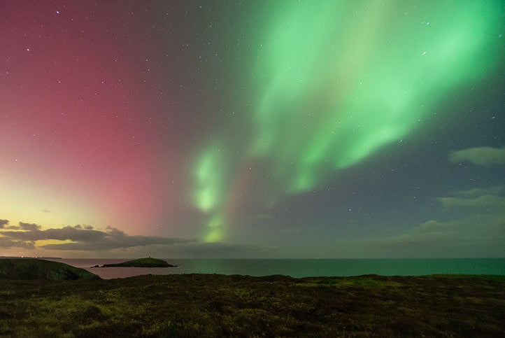 Northern Lights Over Capel Island