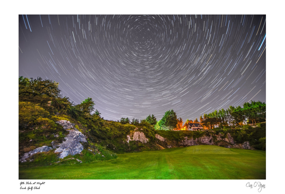 6th Hole, Cork Golf Club at Night