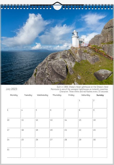 Lighthouses of Cork - 2023 Photo Calendar - Cian O’Regan Photography