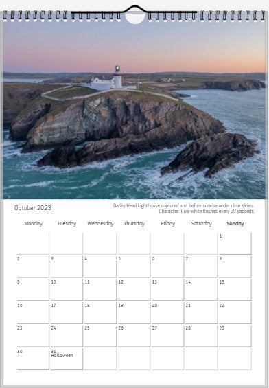 Lighthouses of Cork - 2023 Photo Calendar - Cian O’Regan Photography