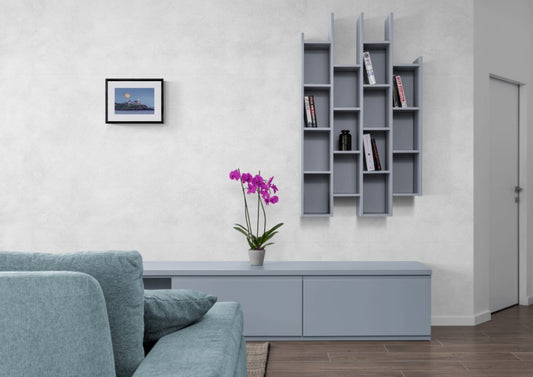 Harvest Moon Over Roches Point Lighthouse