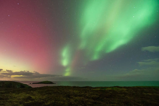 Northern Lights Over Capel Island