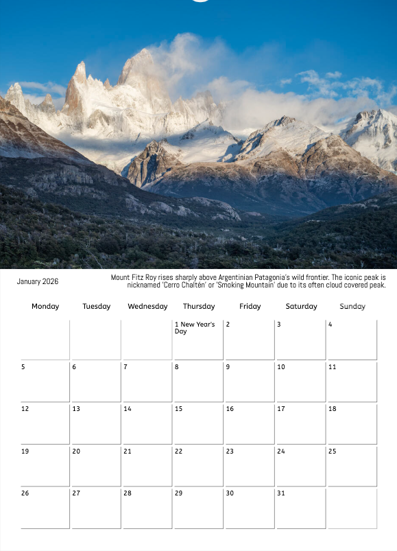Cian O'Regan Photography - 2026 Photo Calendar