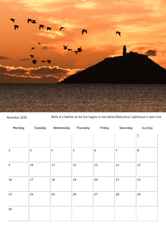 Cian O'Regan Photography - 2026 Photo Calendar