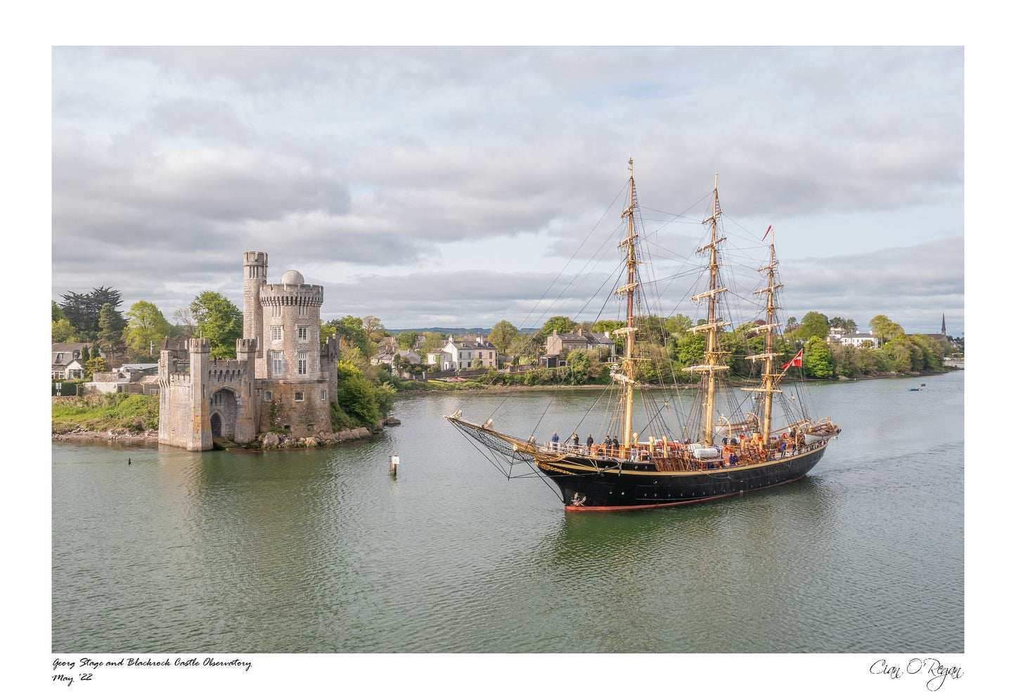 'Georg Stage' Tall Ship Passing Blackrock Castle